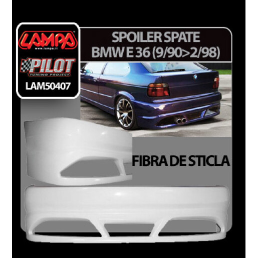 Spoiler spate BMW E36 Compact (9/90-2/98)