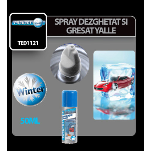 Spray dezghetat si gresat incuietori Prevent 50ml