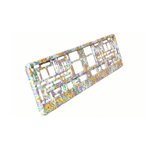 Suporti numar inmatriculare set 2buc - Flower 1