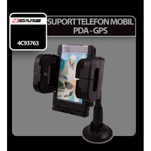 Suport telefon mobil, PDA, GPS cu ventuza 4Cars