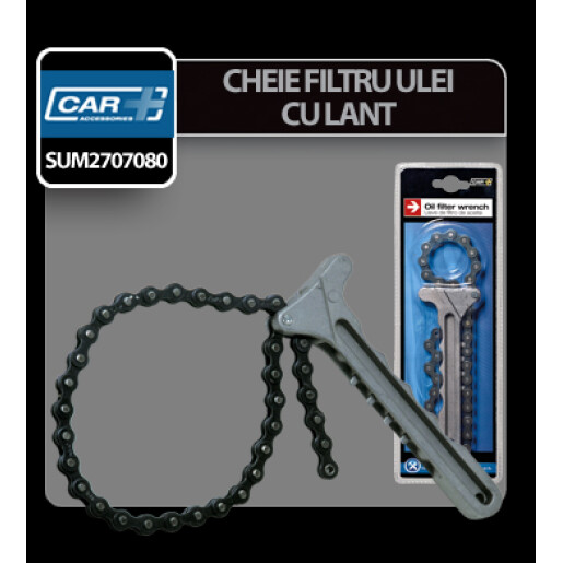 Cheie filtru ulei cu lant Car Plus