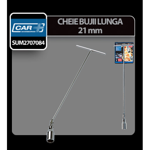 Cheie bujii lunga Car Plus - 21mm
