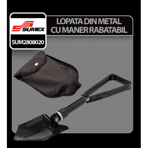 Lopata din metal cu maner rabatabil Sumex