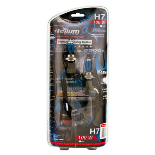 Kit becuri H7 100W 12V Helium Quartz 2buc
