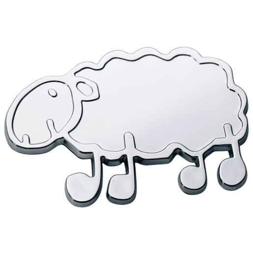 Autocolant 3D crom Sheep
