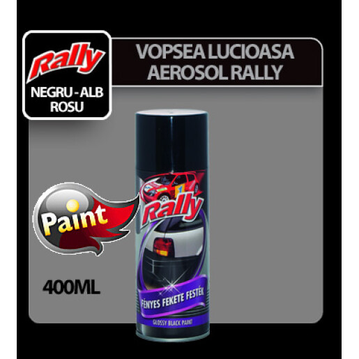 Vopsea lucioasa aerosol Rally 400ml - Rosu