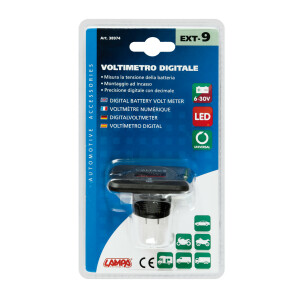 Voltmetru digital acumulator Ext-9 - 6/30V