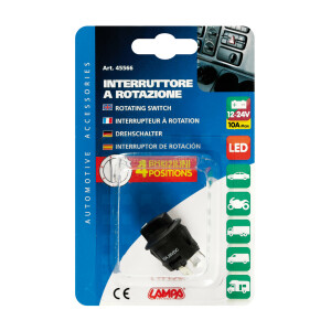 Intrerupator rotativ cu 4 pozitii 12/24V - 10A