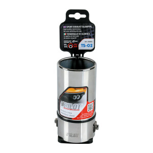 Ornament toba esapament din inox TS-02 - Ø 35-62mm