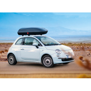 Cutie bagaje din polipropilena 320 Litri Grand-Prix - Carbon negru