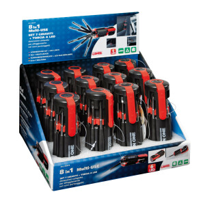 Set surubelnite Multi-Use 8 in 1 cu LED