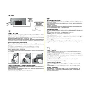 Termometru int-ext Lampa - 12/24V