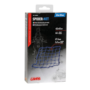 Plasa pentru fixat bagaje 42x42cm Spider - Albastru