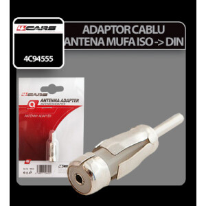 Adaptor cablu antena mufa ISO in DIN 4Cars