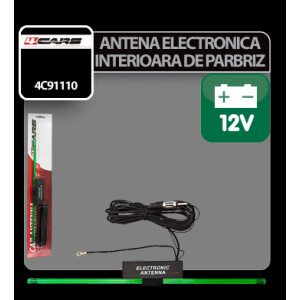 Antena electronica interioara de parbriz 4Cars 12V