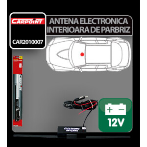 Antena electronica interioara de parbriz Carpoint 12V