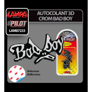 Autocolant 3D crom Bad Boy