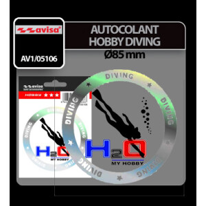 Autocolant Hobby Diving 1buc