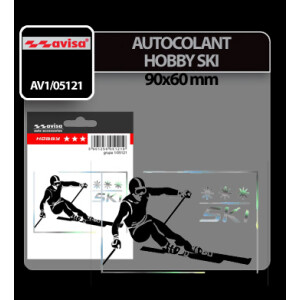 Autocolant Hobby Ski 1buc