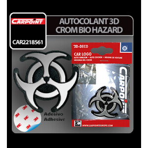 Autocolant 3D crom Bio Hazard Carpoint