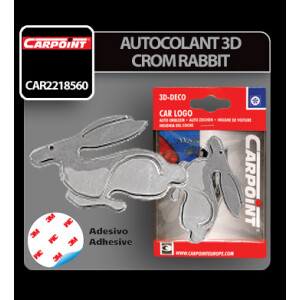 Autocolant 3D crom Rabbit Carpoint