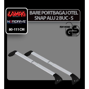 Bare portbagaj telescopice alumin Snap Alu 2buc - S - 80÷111cm