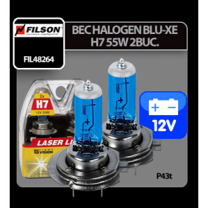 Bec halogen Blu-Xe H7 55W PX26d 12V Filson - 2buc