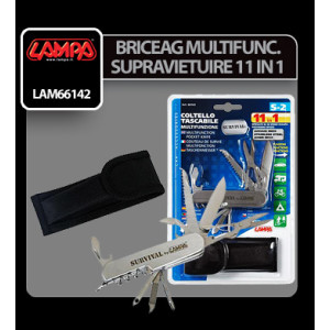 Briceag multifunctional kit supravietuire 11 in 1