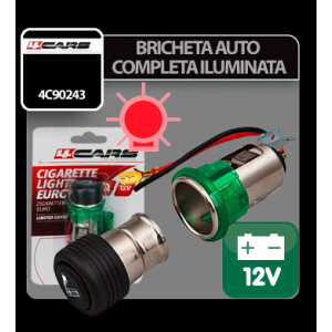 Bricheta auto completa iluminata 4Cars - 12V