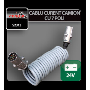 Cablu curent camion cu 7 poli 24V