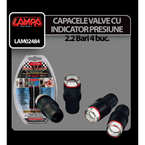 Capacele valve cu indicator presiune 2.2 Bari 4buc