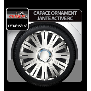 Capace roti auto Active RC 4buc - Argintiu - 15''