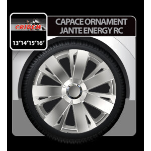 Capace roti auto Energy RC 4buc - Argintiu - 13''