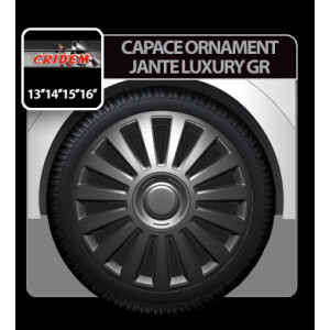 Capace roti auto Luxury GR 4buc - Grafit - 15''