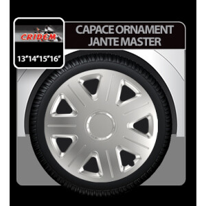 Capace roti auto Master 4buc - Argintiu - 13''