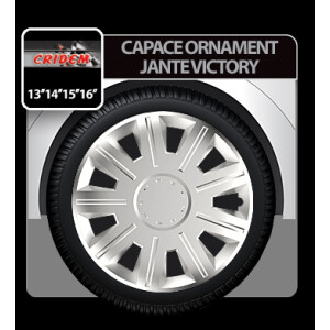 Capace roti auto Victory 4buc - Argintiu - 13''
