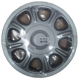 Capace roti Apache - 1buc - Argintiu - 14''