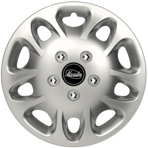 Capace roti auto Mecador 4buc - Argintiu - 13''