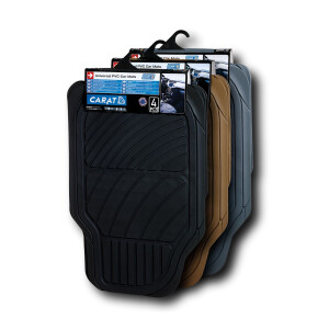 Covorase pvc universale Carat 4buc - Gri