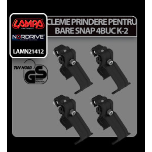Cleme prindere kit pentru bare Snap 4buc - K-2