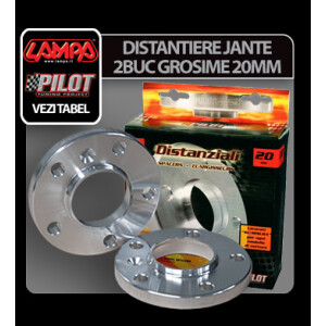 Distantiere jante 2buc 20mm - B7