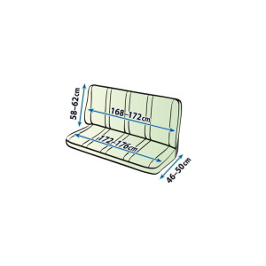 Huse scaun furgoneta de transport Practical imit piele DV4-XXL - 4Locuri