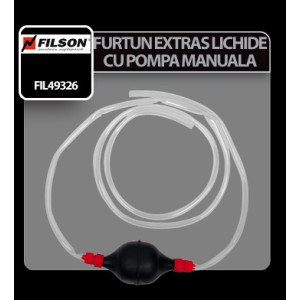 Furtun extras lichide cu pompa manuala Filson