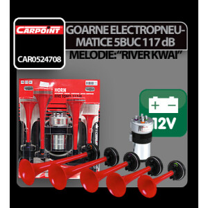 Goarne electropneumatice 5buc 12V - 117dB Melodie