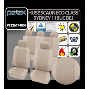 Huse scaun Eco Class Sydney set 11buc - Bej