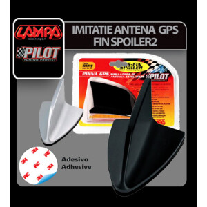 Imitatie antena GPS - Fin Spoiler 2 - Negru