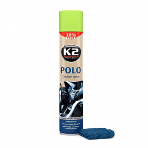 Spray silicon bord Polo K2 750ml - Mar verde