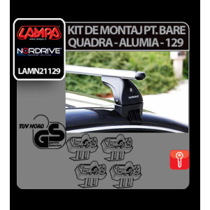 Kit de montaj pt. bare portbagaj Quadra sau Alumia - 129