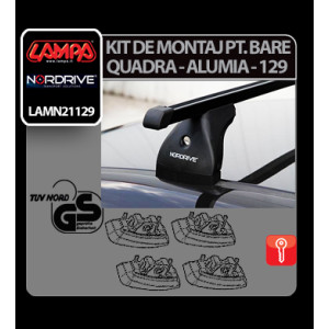 Kit de montaj pt. bare portbagaj Quadra sau Alumia - 134
