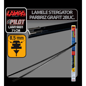 Lamele sterg parb cu clips Tergix Plus - 71cm - 8,5mm - 2buc